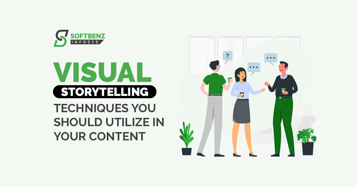 Visual storytelling techniques Concept.