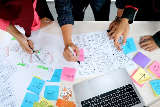 Planning for designing a eye-catching website.